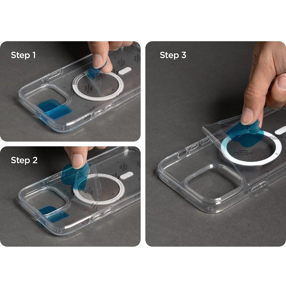 Husa MagSafe Silicone pentru iPhone 14, Flippy, Transparenta - vivimall.ro