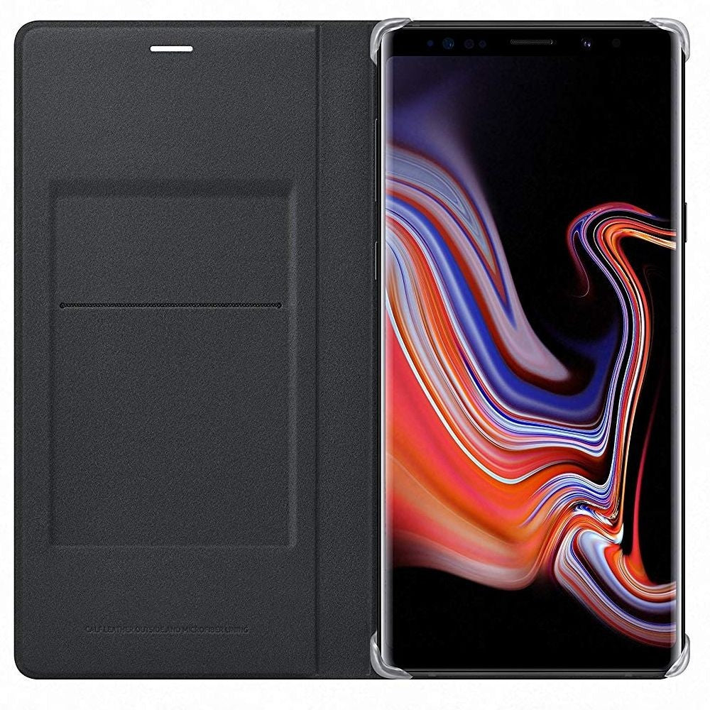 Husa Originala Samsung Galaxy Note 9 Flip Cover Negru - vivimall.ro