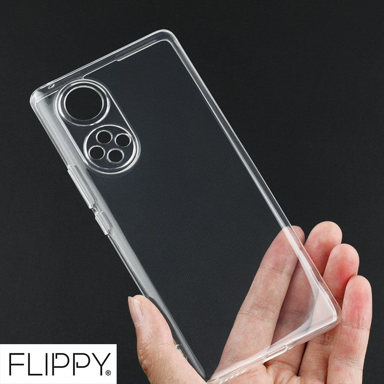 Husa Protect Plus pentru Huawei NOVA 9 SE, Flippy, Silicon Subtire, Transparenta - vivimall.ro