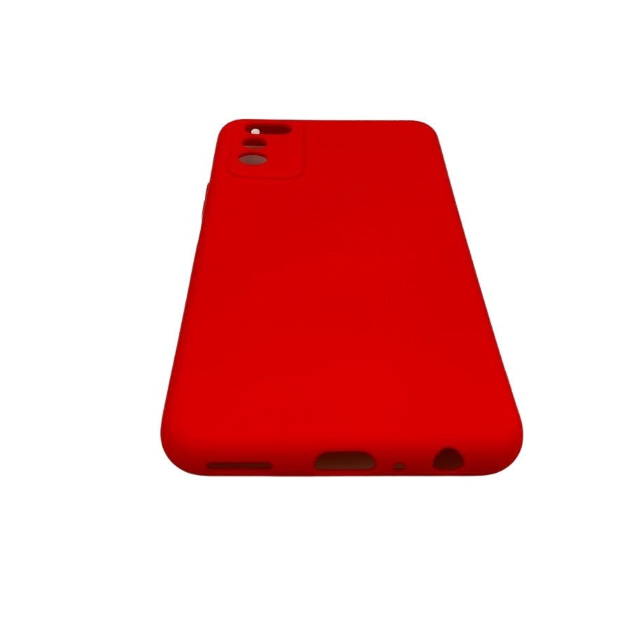 Husa protectie compatibila cu Huawei Enjoy Z Liquid Silicone Case Rosu - vivimall.ro