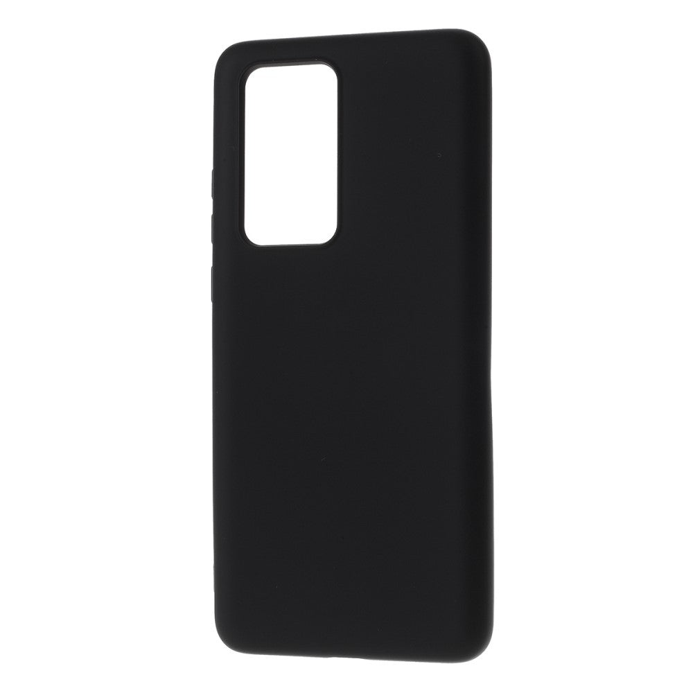 Husa protectie compatibila cu Huawei P40 Pro Liquid Silicone Case Negru - vivimall.ro