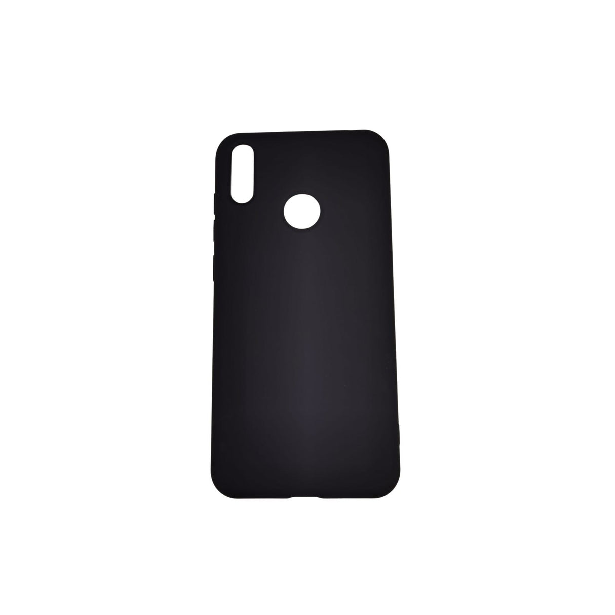 Husa protectie compatibila cu Huawei Y7 2019 Liquid Silicone Case Negru - vivimall.ro