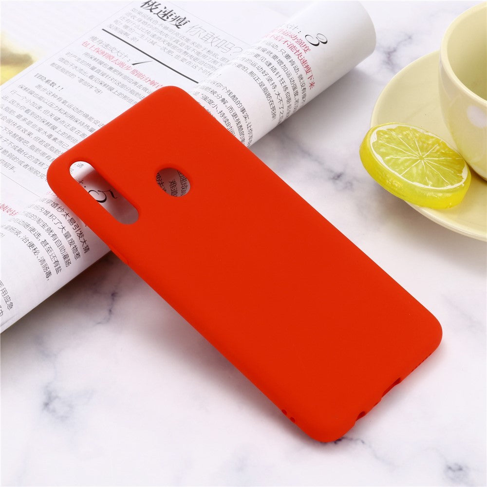 Husa protectie compatibila cu Samsung A20E Liquid Silicone Case Rosu - vivimall.ro