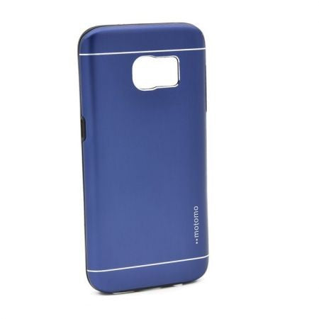 Husa protectie compatibila cu Samsung Galaxy S6 Edge Plus Motomo V2 Albastru - vivimall.ro