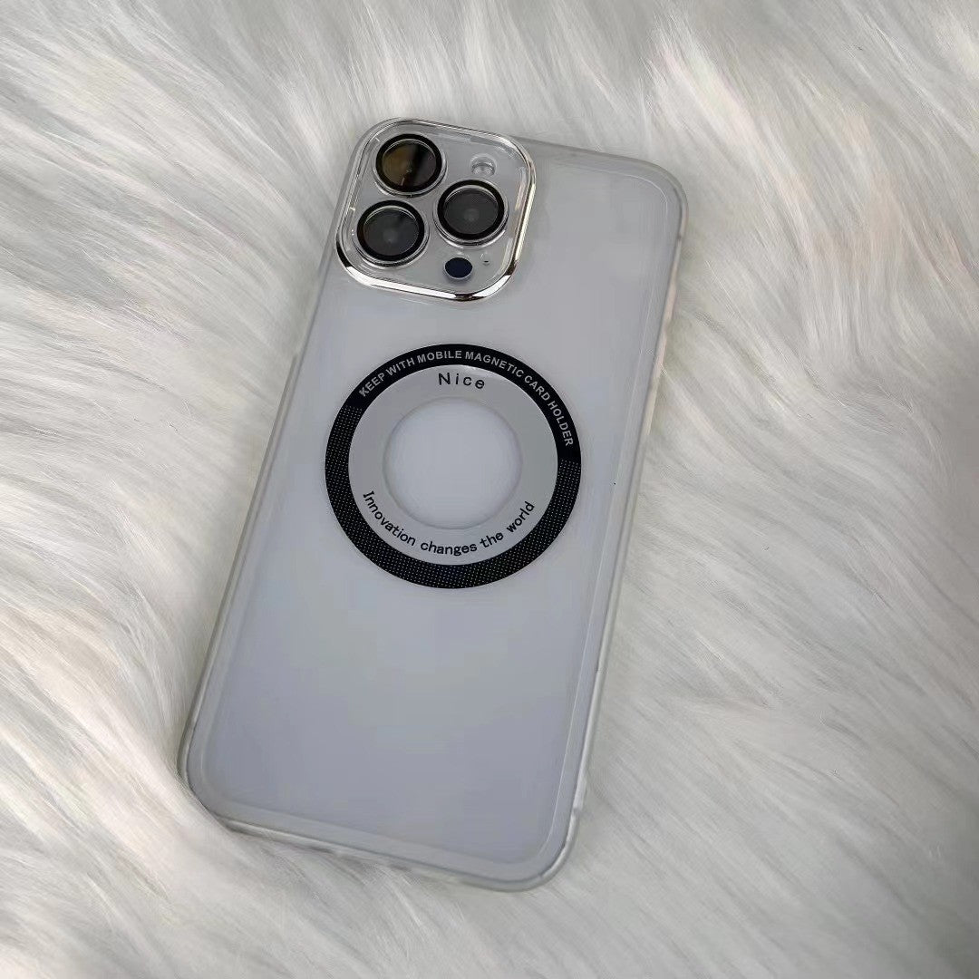 Husa protectie MagSafe TPU, Flippy, pentru iPhone 11, cu decupaj logo, Folie Sticla Camera, Transparent - vivimall.ro