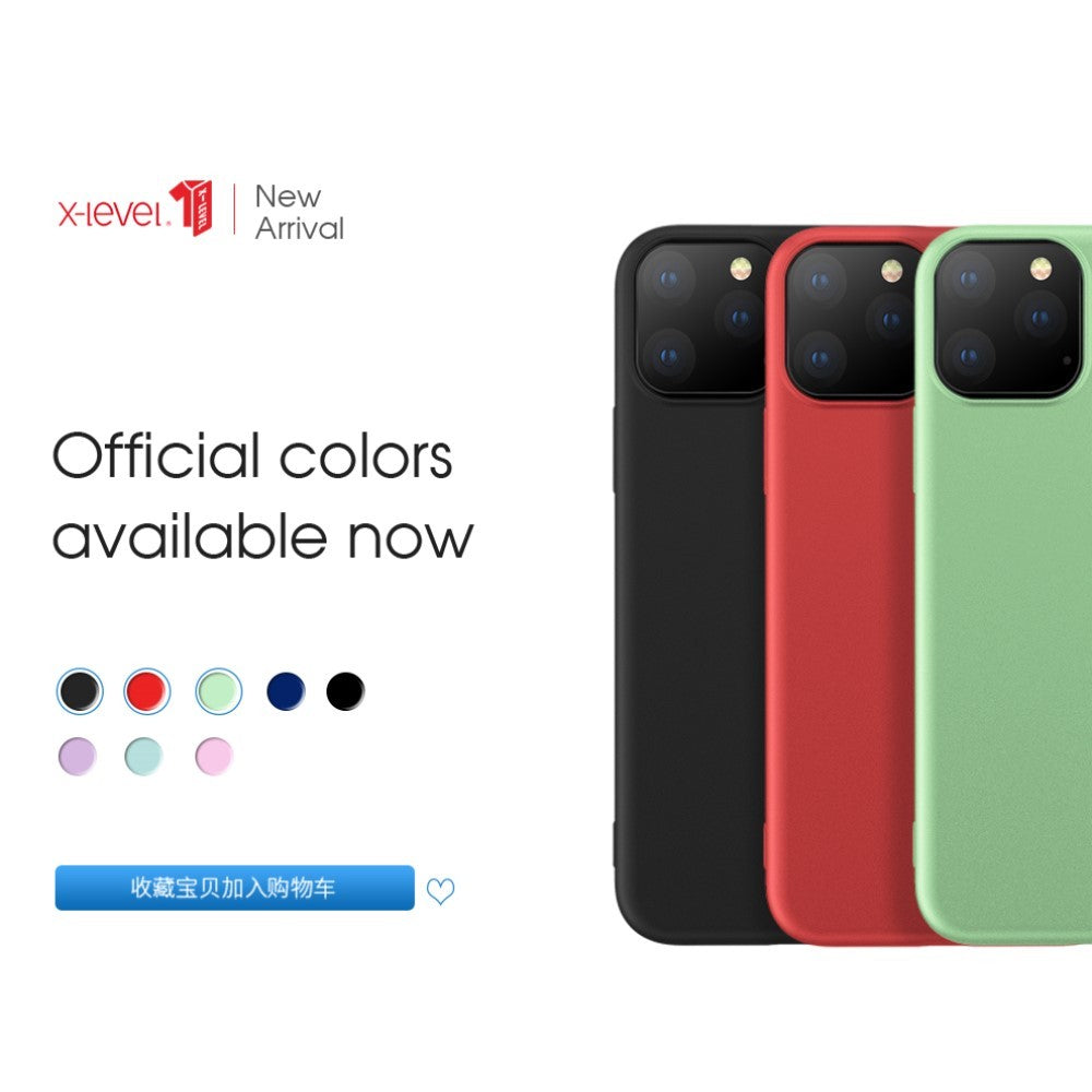 Husa protectie Flippy compatibila cu Apple iPhone 11 Liquid Silicone Case Rosu - vivimall.ro