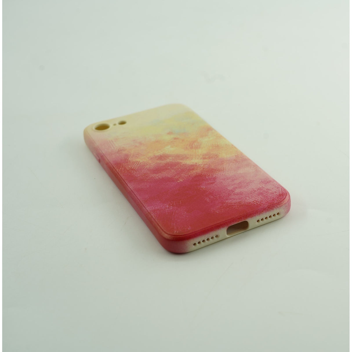 Husa protectie Flippy compatibila cu Apple iPhone 11 Tpu Ombre, Roz/Galben - vivimall.ro