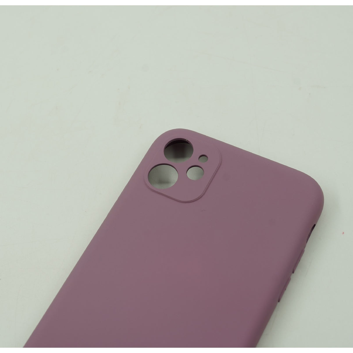 Husa protectie Flippy compatibila cu Apple iPhone 12 Mini Liquid Silicone Case Mov - vivimall.ro