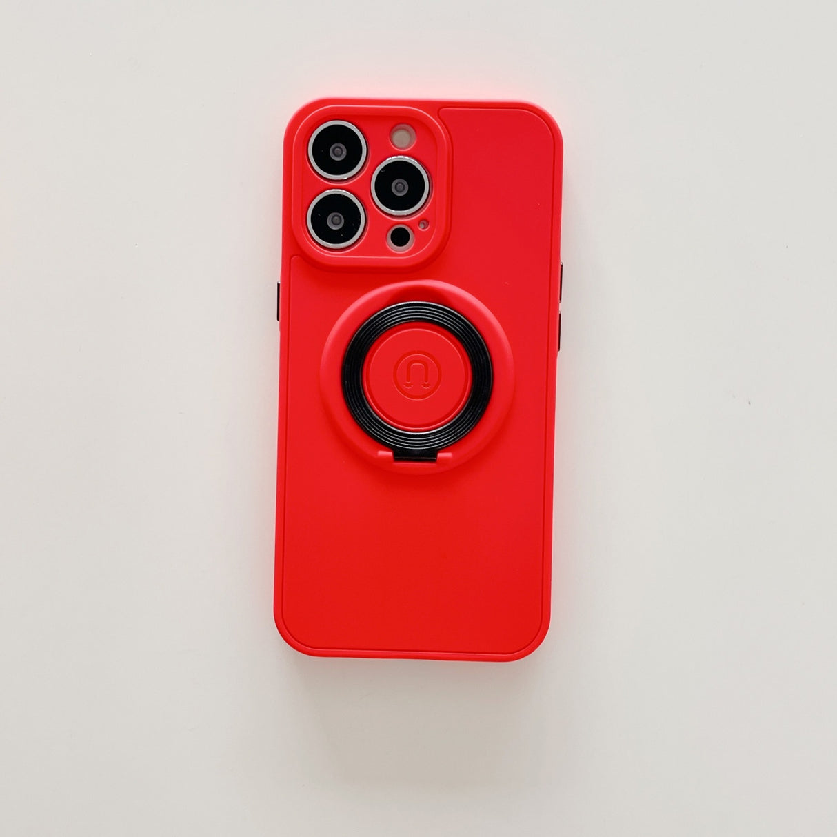 Husa protectie Flippy compatibila cu Apple iPhone 13 Mini Mag Safe Silicone Rosu - vivimall.ro