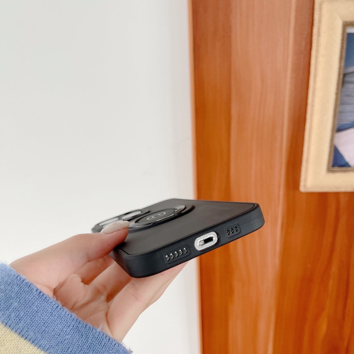 Husa protectie Flippy compatibila cu Apple iPhone 13 Pro Mag Safe Silicone Negru - vivimall.ro