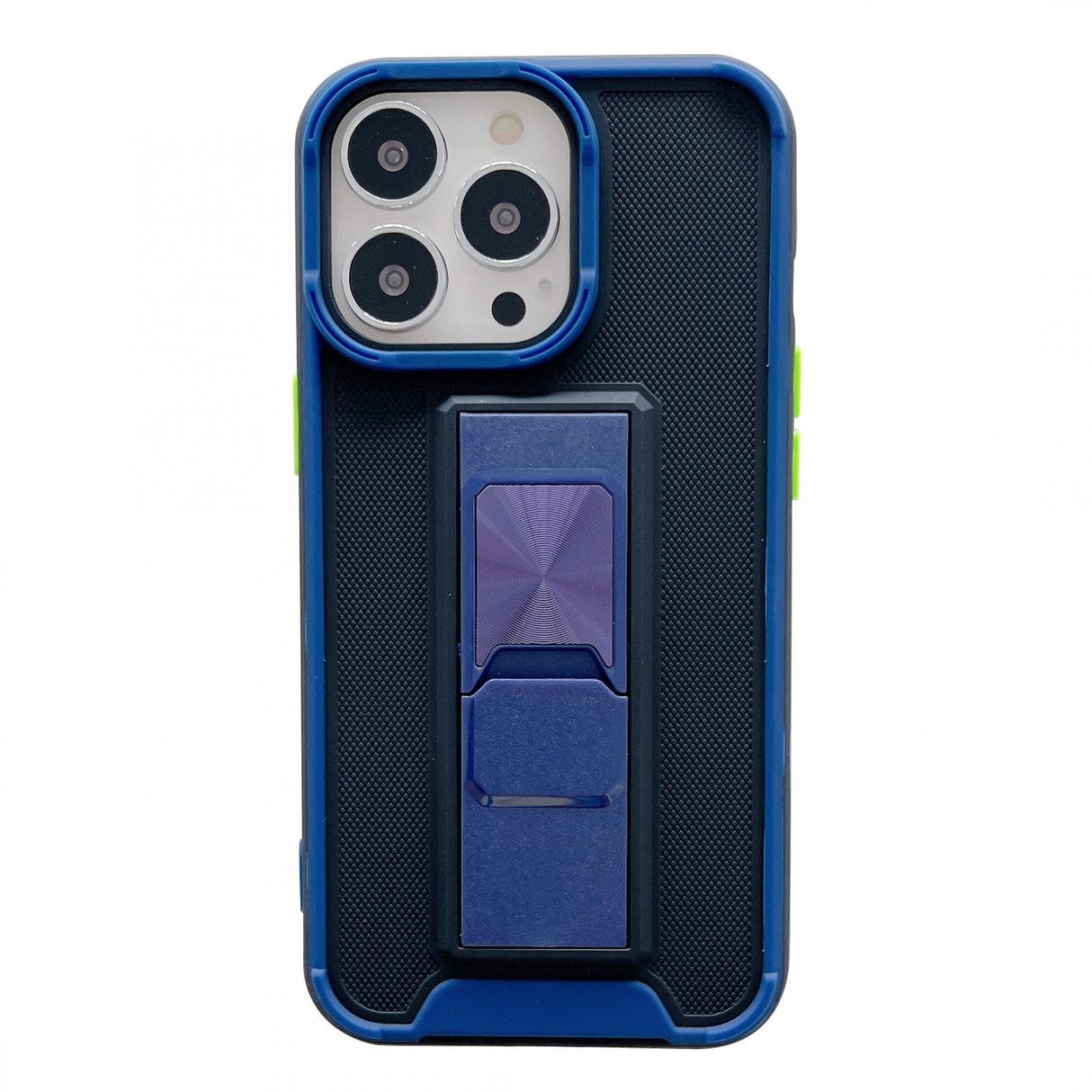 Husa protectie Flippy compatibila cu Apple iPhone 13 Pro Max Defender Model 5 cu suport,Albastru - vivimall.ro