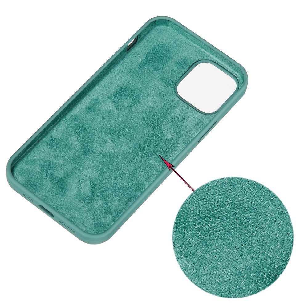 Husa protectie Flippy compatibila cu Huawei Nova 9 Liquid Silicone Verde - vivimall.ro