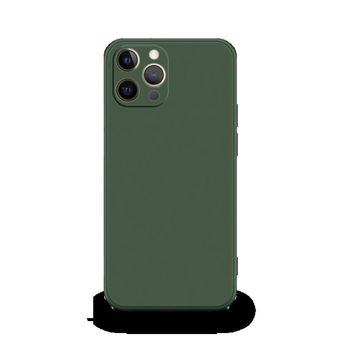 Husa protectie, Flippy, compatibila cu Huawei P40 lite Liquid Silicone Verde - vivimall.ro