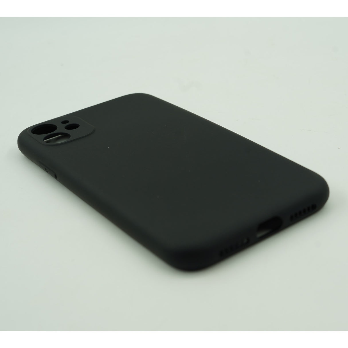 Husa protectie Flippy compatibila cu Samsung A11 Liquid Silicone Case Negru - vivimall.ro