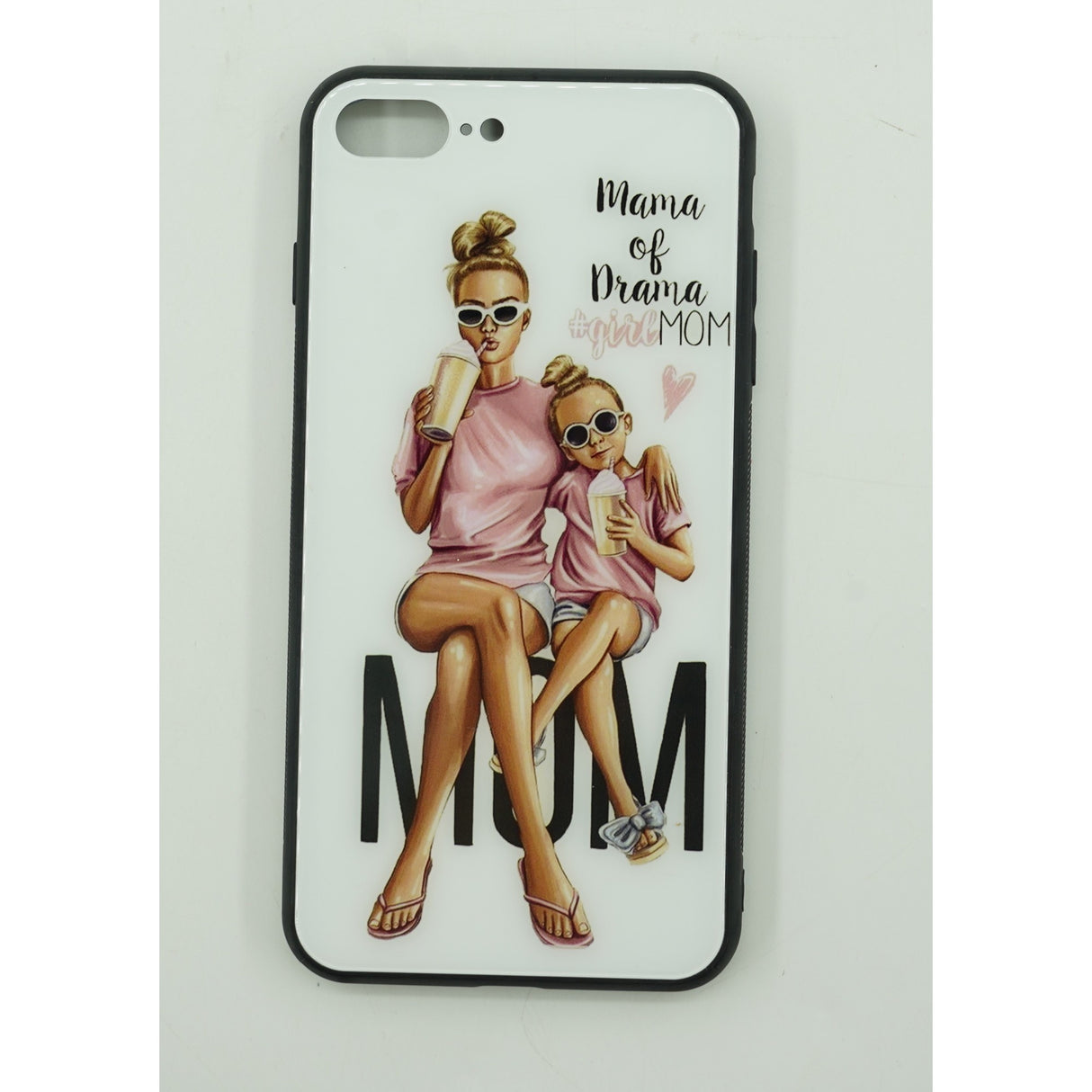 Husa protectie, Flippy, compatibila cu Samsung A52 Glass print Mama of Drama Multicolor - vivimall.ro