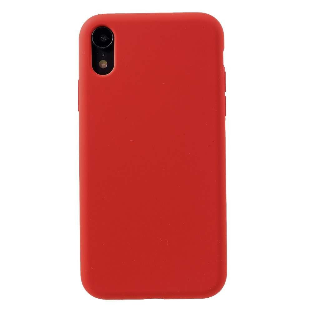 Husa protectie Flippy compatibila cu Samsung Galaxy A21S Liquid Silicone Case Rosu - vivimall.ro