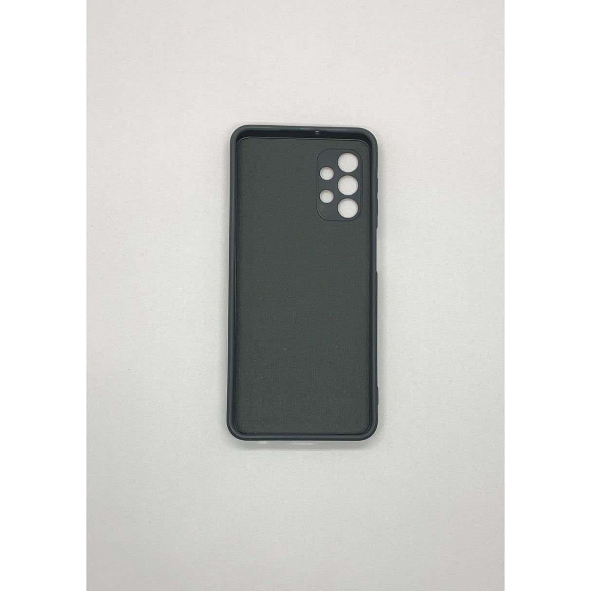 Husa protectie Flippy compatibila cu Samsung Galaxy A32 5G Liquid Silicone Ring cu suport rotativ Negru - vivimall.ro