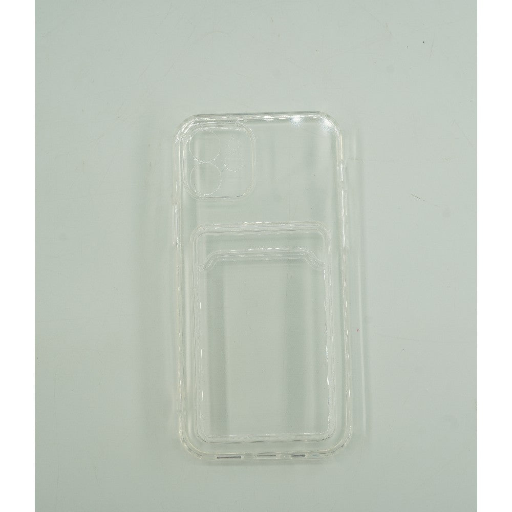 Husa protectie Flippy cu suport card compatibila cu Samsung Galaxy S20 Plus Transparent - vivimall.ro