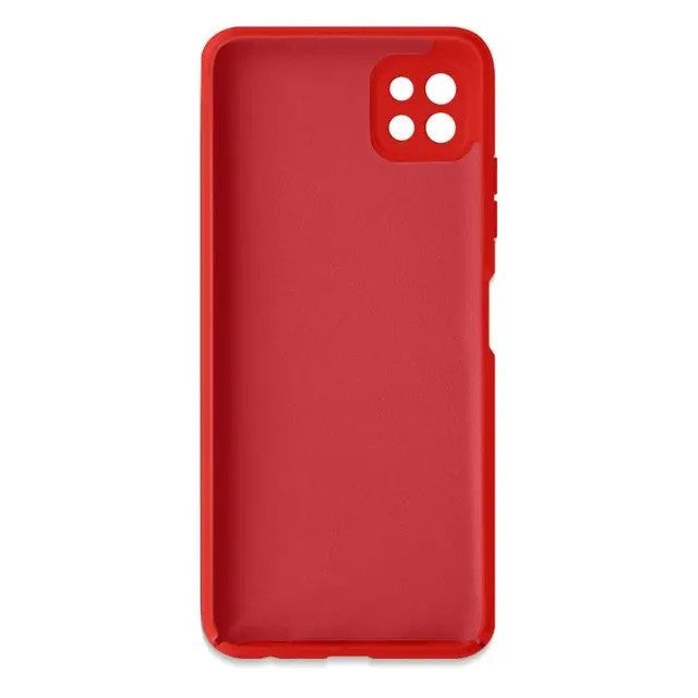 Husa protectie Flippy pentru Samsung A22 5G Liquid Silicone Rosu - vivimall.ro