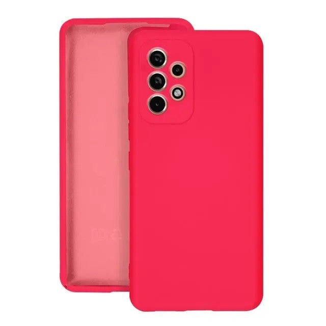 Husa protectie Flippy pentru Samsung A53 5G Liquid Silicone Roz Fuchsia/Roz - vivimall.ro