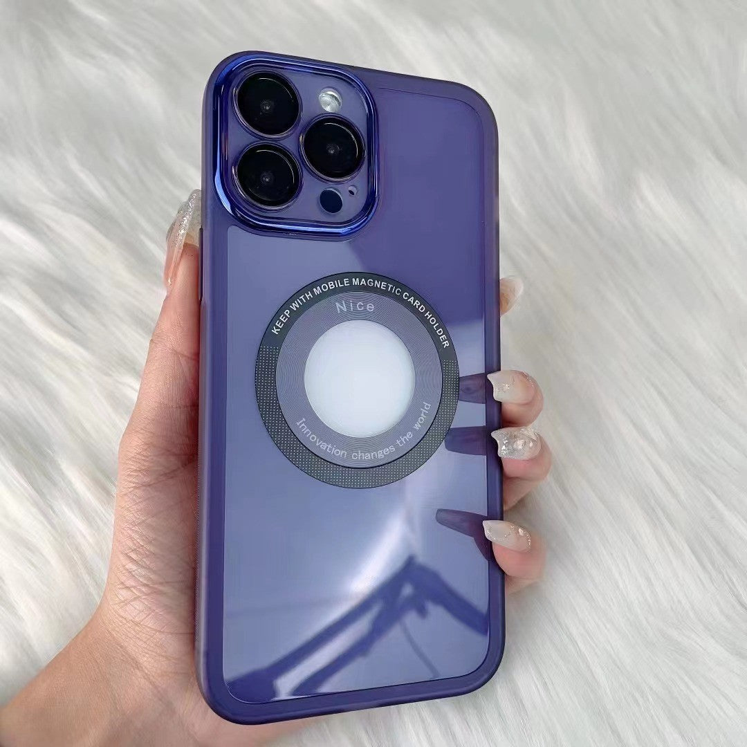 Husa protectie MagSafe TPU, Flippy, pentru Apple iPhone 11, cu decupaj logo, Folie Sticla Camera, Mov - vivimall.ro