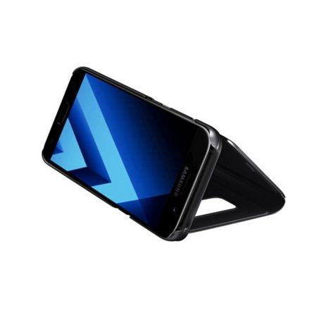 Husa Samsung Galaxy A5 2017 Flip Cover Oglinda Negru - vivimall.ro