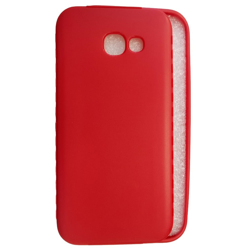 Husa Samsung Galaxy A5 2017 Full Silicone Rosu - vivimall.ro