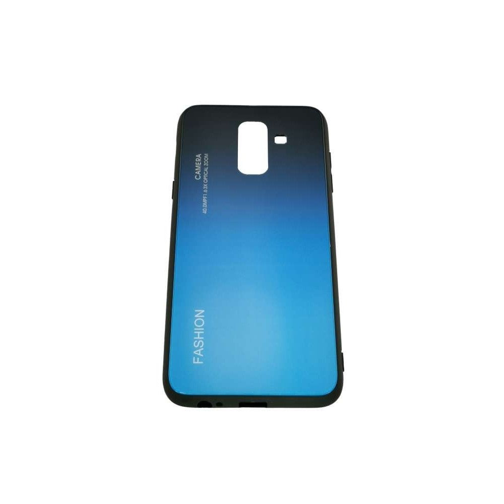 Husa Samsung Galaxy A6 Plus 2018 Hybrid Back Degrade, Albastru - vivimall.ro