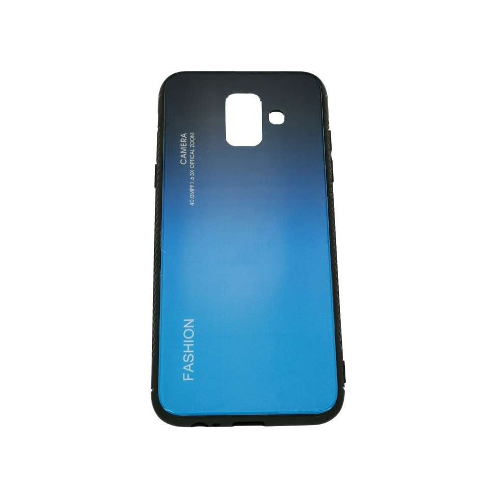 Husa Samsung Galaxy A8 2018 Hybrid Back Degrade, Albastru - vivimall.ro