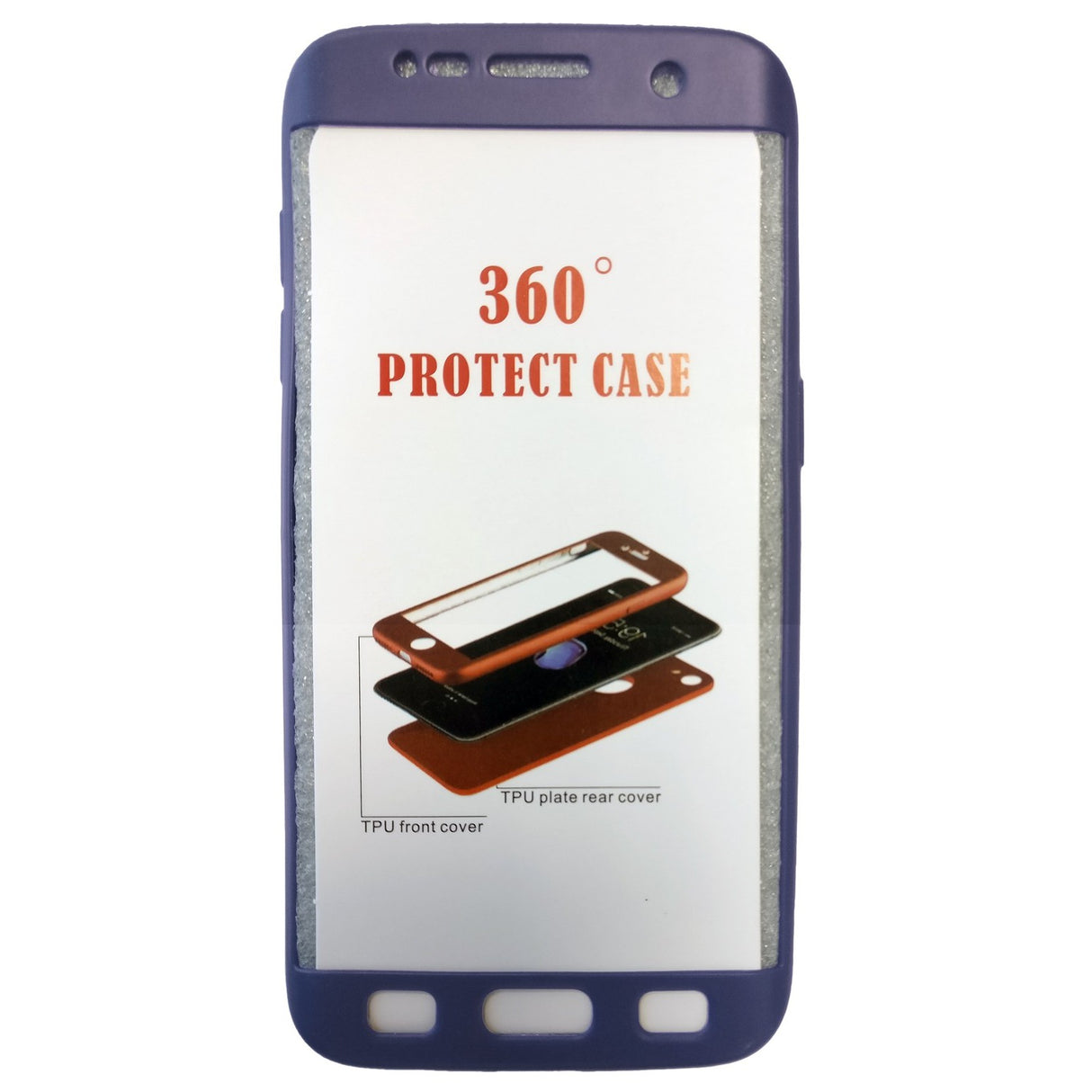 Husa Samsung Galaxy S7 Edge Full Silicone Albastru - vivimall.ro