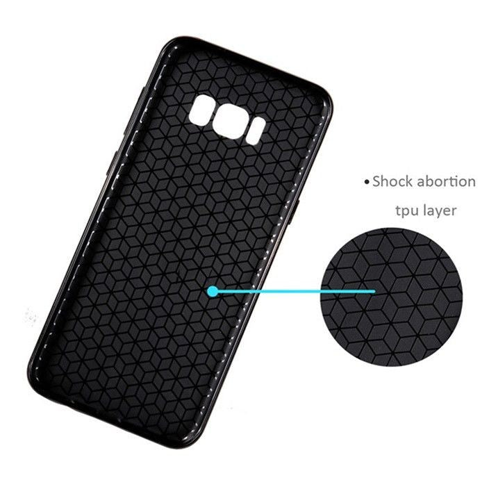 Husa Samsung Galaxy S8 Plus i-Zore Carbon Fiber Negru - vivimall.ro