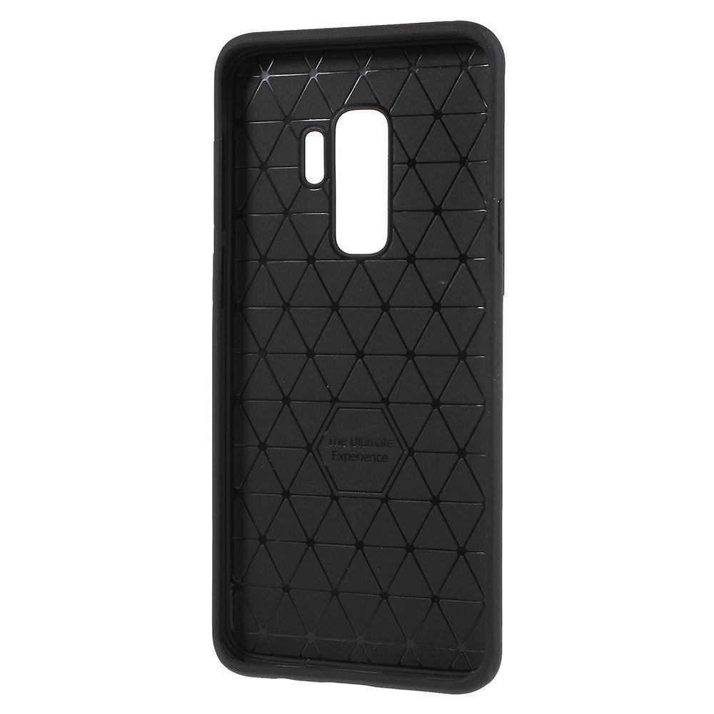 Husa Samsung Galaxy S9 Ipaky Elegant Grid Design TPU Hybrid Negru - vivimall.ro