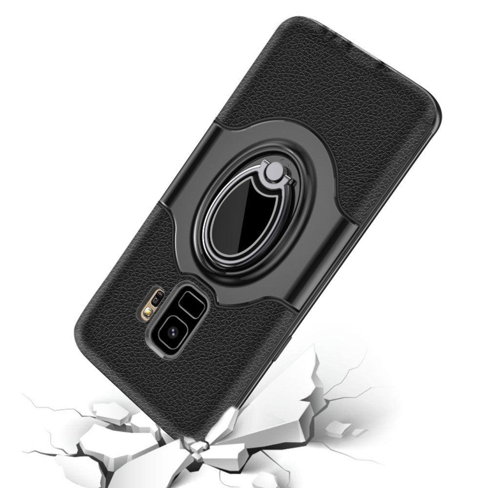 Husa Samsung Galaxy S9 Ipaky Ring Negru - vivimall.ro