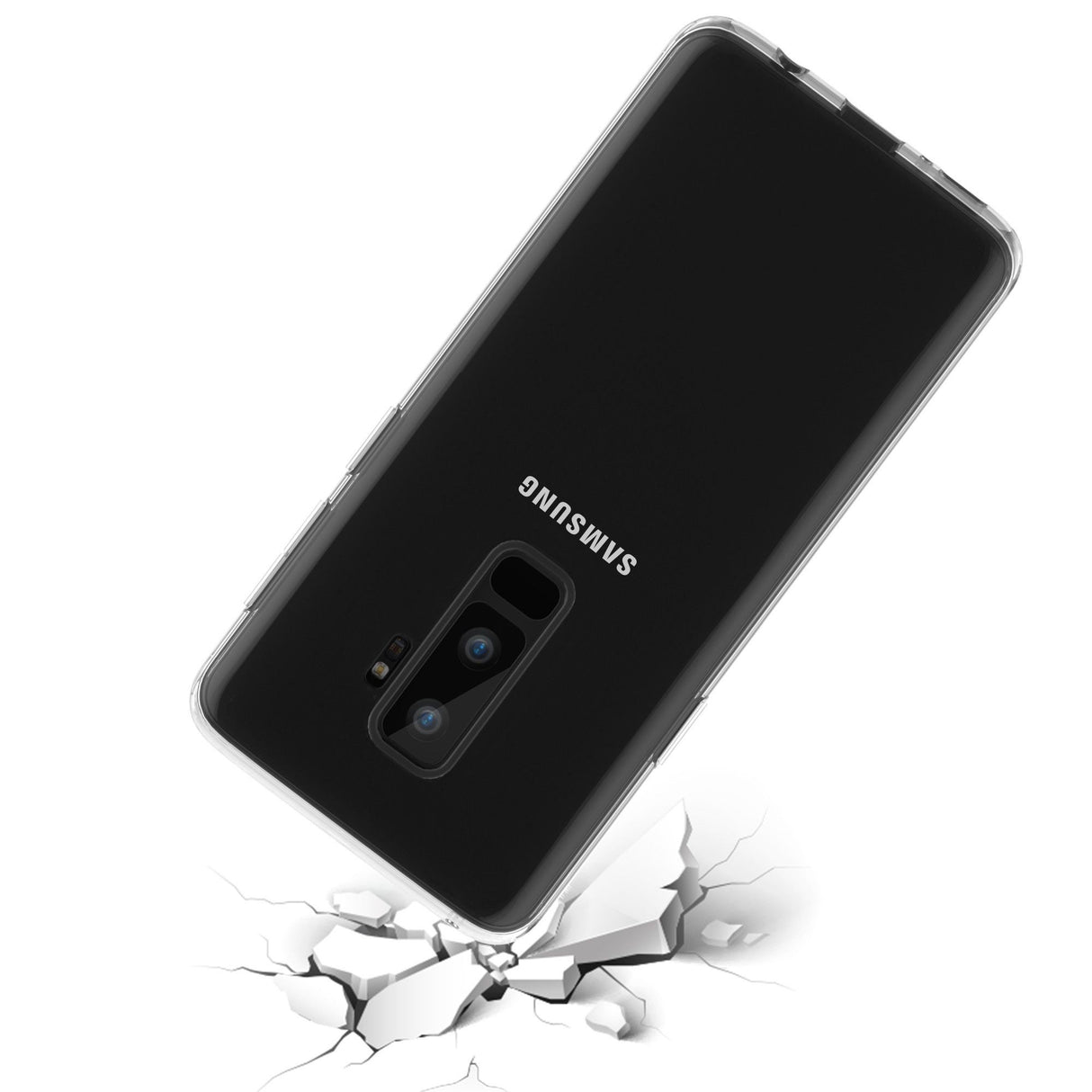 Husa Samsung Galaxy S9 Plus Flippy® Tpu Transparent 0.6 mm - vivimall.ro
