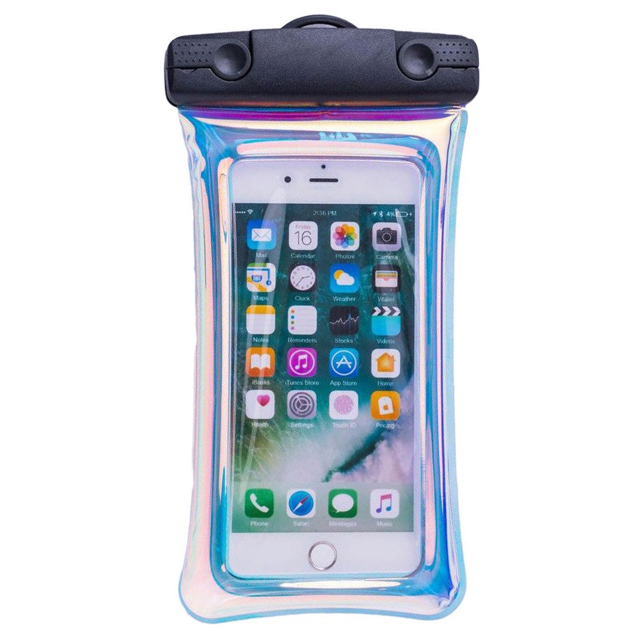 Husa subacvatica Holografica Waterproof Flippy, Snowproof, Universala, Impermeabila, cu Snur, pentru telefon sau documente, Negru - vivimall.ro