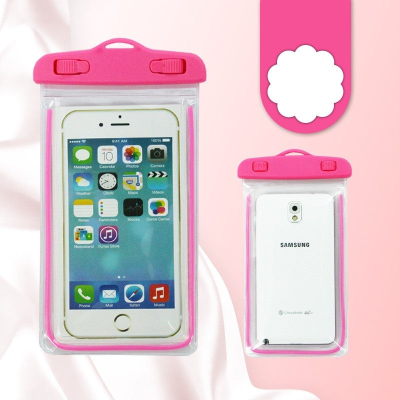 Husa subacvatica Zip Waterproof Flippy, Snowproof, Universala, Impermeabila, cu Snur, pentru telefon sau documente, Roz - vivimall.ro