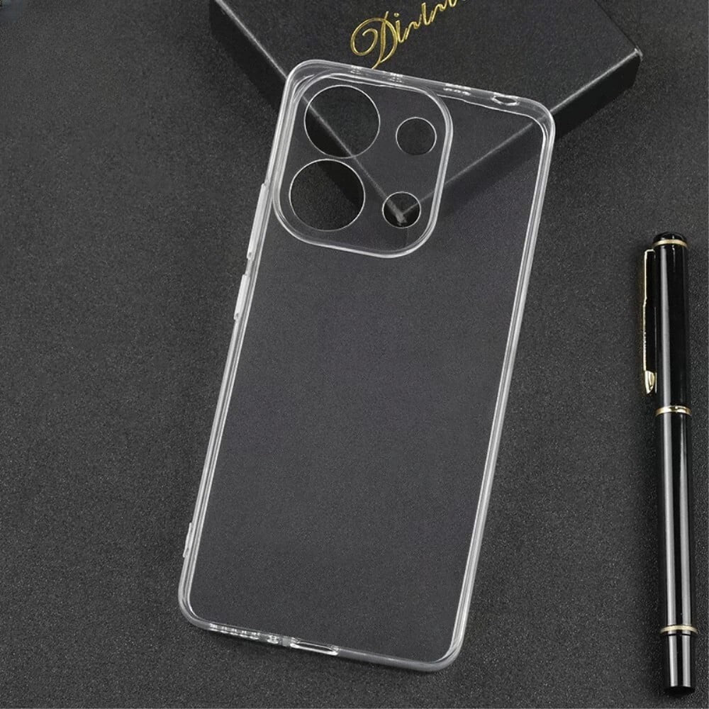 Husa Telefon, Vivimall, Compatibila Xiaomi Redmi Note 13 4G, Carcasa TPU, Protectie Camere, 1.5 mm, Transparent - vivimall.ro