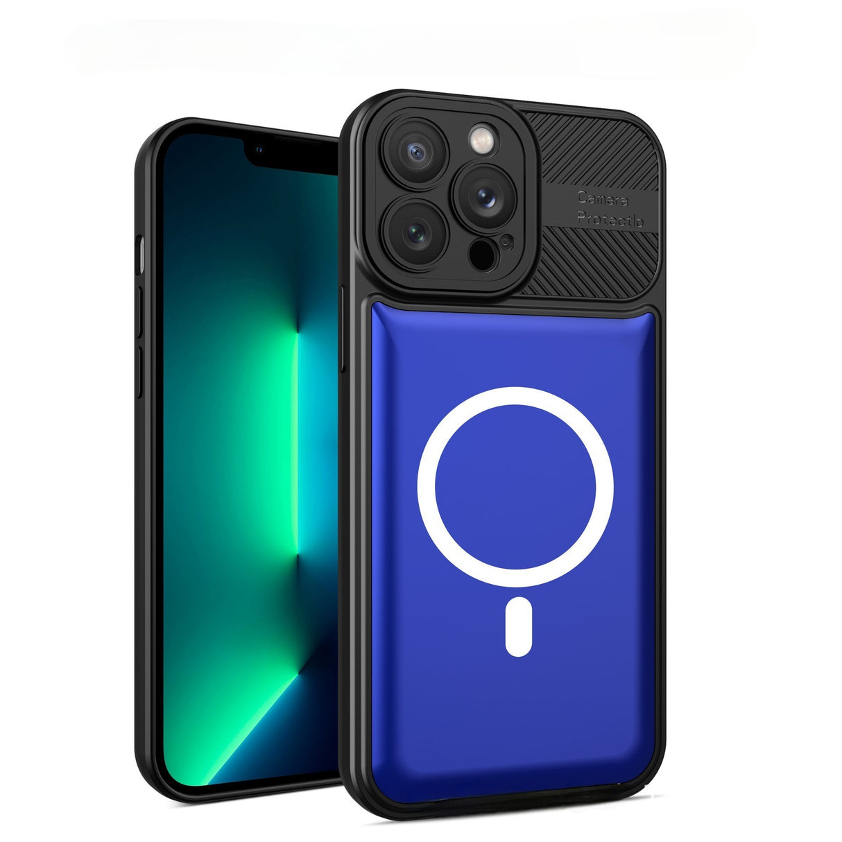 Husa Urban Armor pentru Samsung Galaxy A24 4G, Vivimall, Suport Auto Magnetic, Protectie Antisoc, Albastru - vivimall.ro