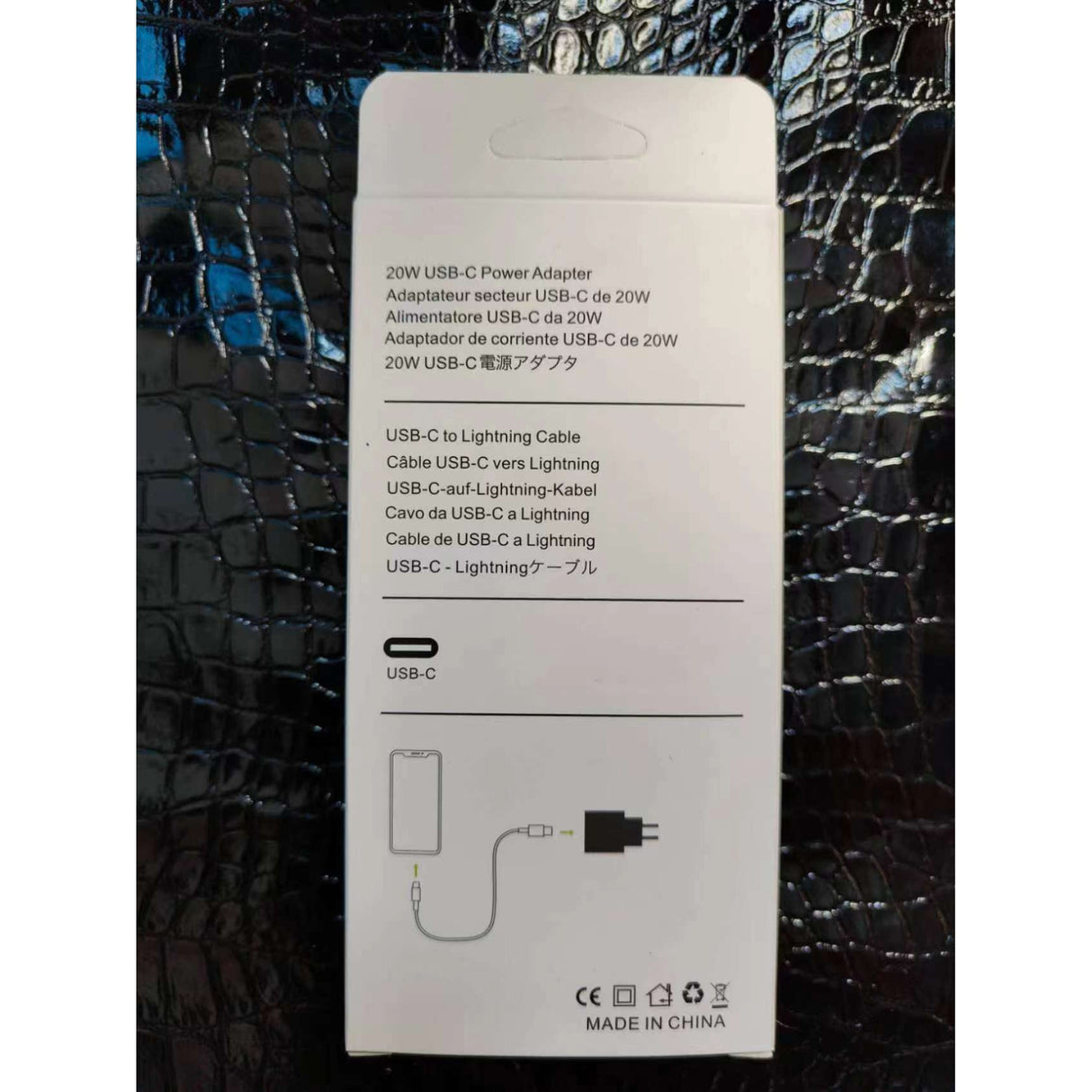 Incarcator compatibil cu iPhone, USB Type-C, Fast charge, Putere 20W, Vivimall, Alb - vivimall.ro