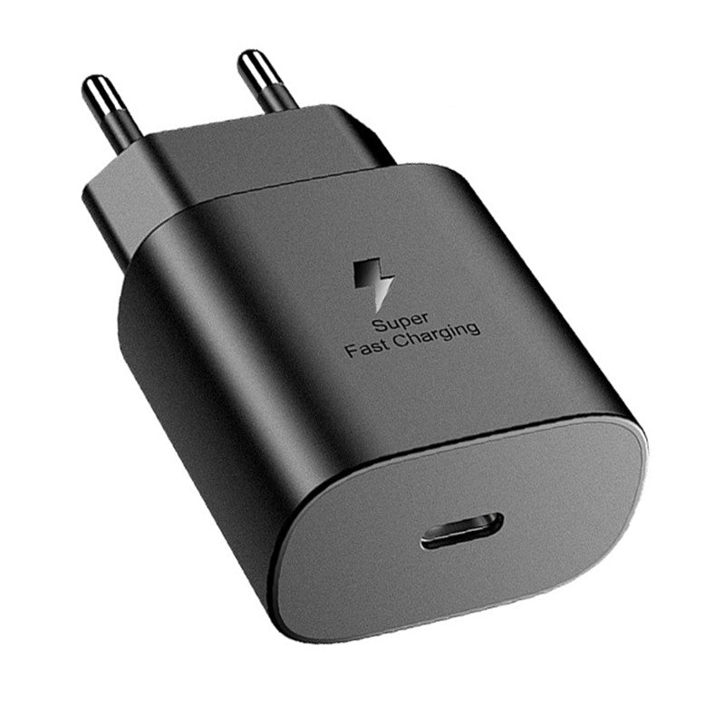 Incarcator Super Fast Charge, Vivimall, Incarcator Retea Universal, Compatibil cu Port USB-C, Power Delivery 25W, Negru - vivimall.ro