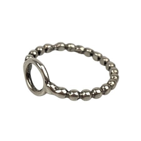Inel Argint 925 Bobite cu Cerc, M 56 - vivimall.ro