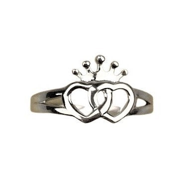 Inel Argint 925, Coroana cu Inimi M 50 - vivimall.ro