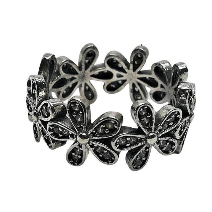 Inel Argint 925 Flori M 56 - vivimall.ro