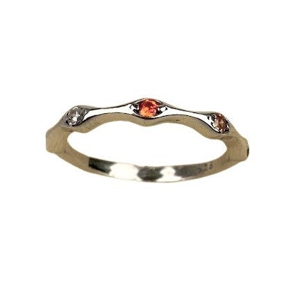 Inel Argint 925, Molecula cu Zirconii Colorate M53 - vivimall.ro