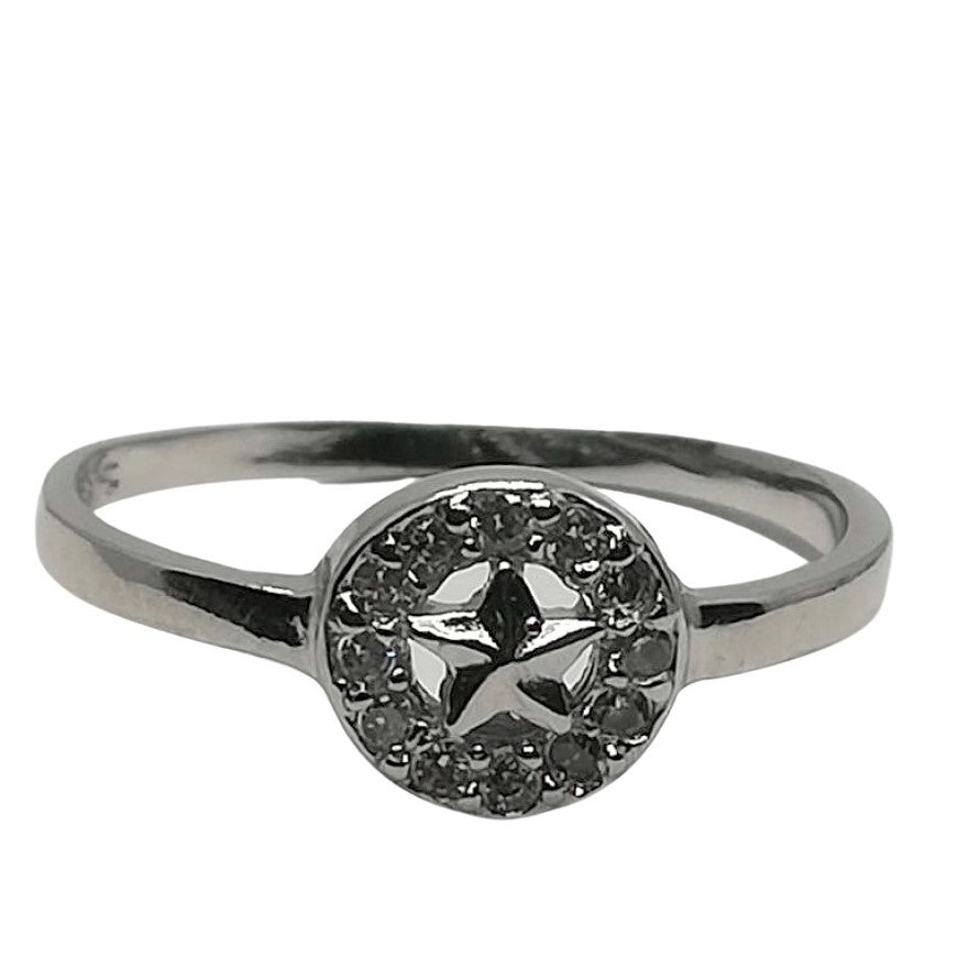 Inel Argint 925, Steluta in Cerc M48 - vivimall.ro