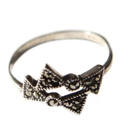 Inel din Argint 925 cu Marcasite M60 - vivimall.ro