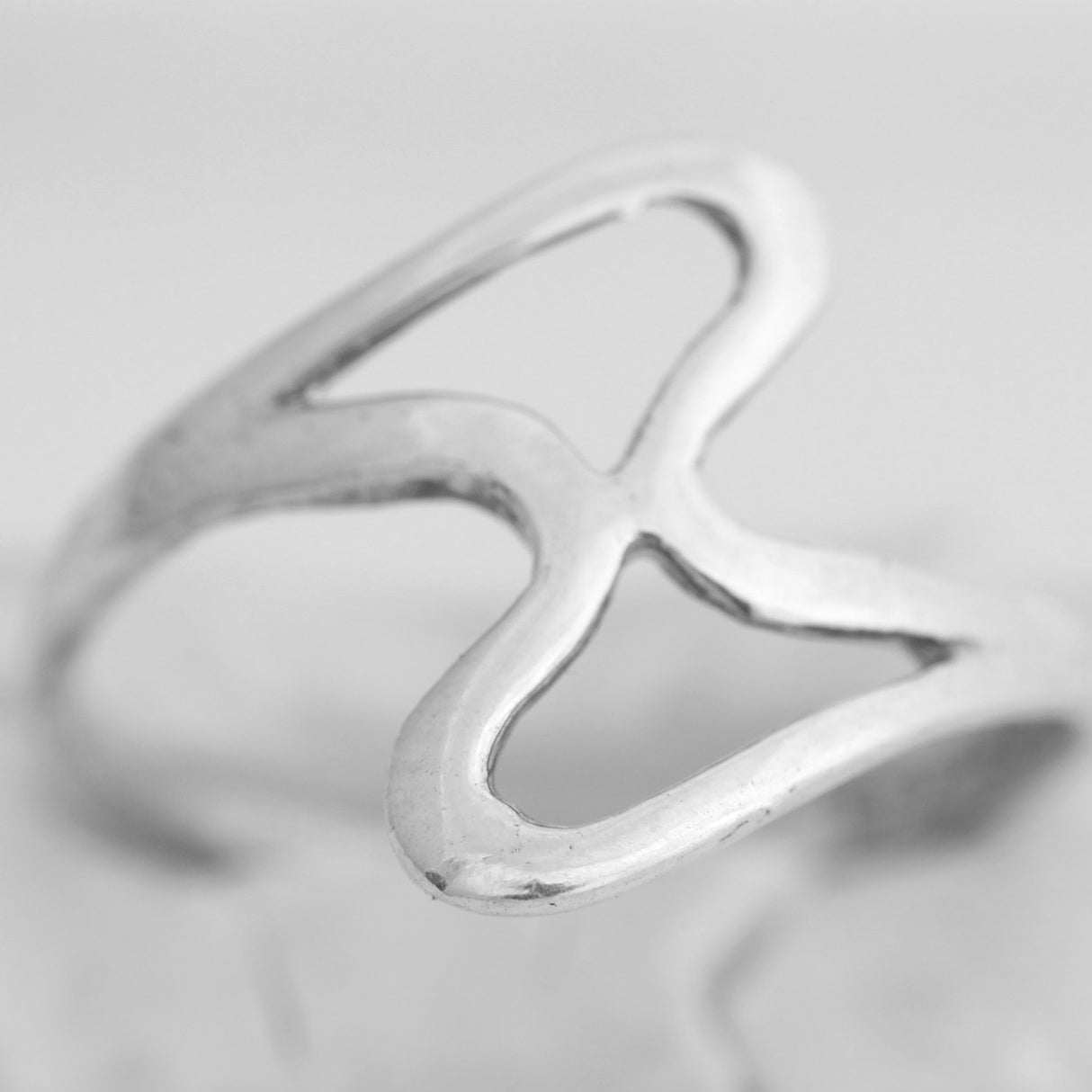 Inel din Argint 925 cu model Clepsidra, marimea 49 - vivimall.ro