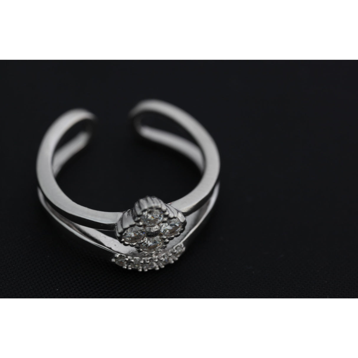 Inel din Argint 925 Disconnected, model Trifoi, 49 mm - vivimall.ro