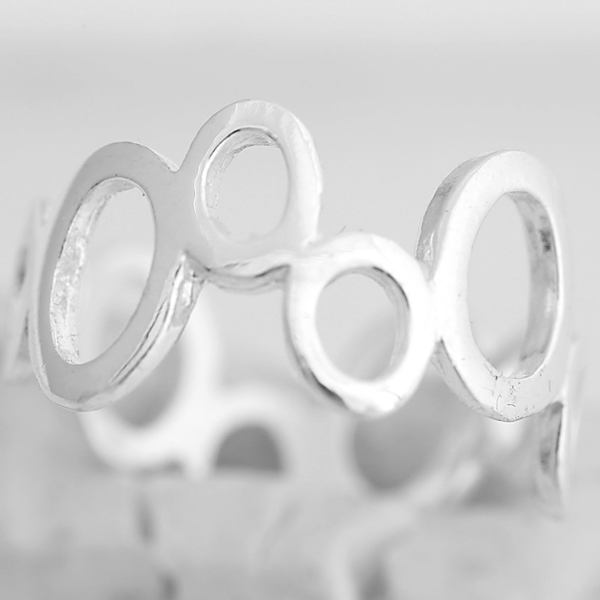 Inel din Argint 925, model circular, marimea 55 - vivimall.ro