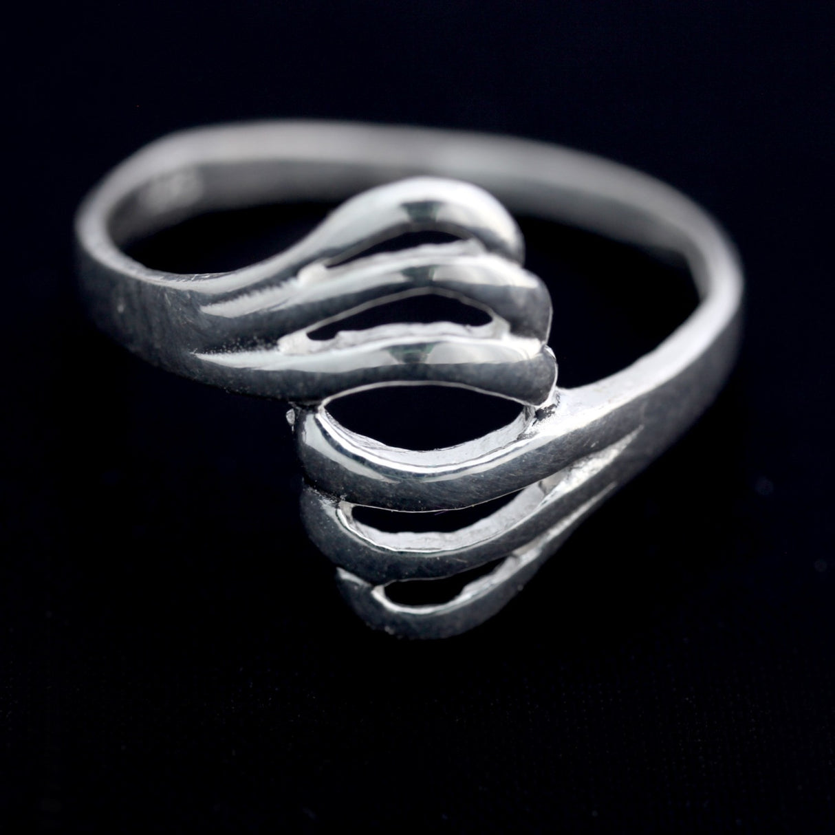 Inel din Argint 925, model Coada de Paun, marimea 49 - vivimall.ro